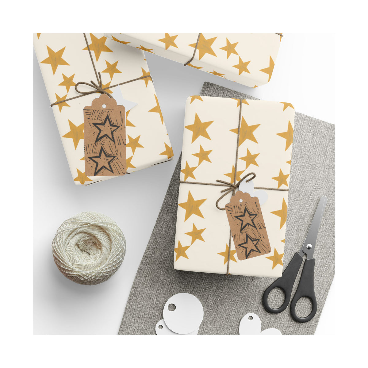 Hand-Carved Star Gift Tags