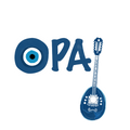 Opa Evil Eye and Bouzouki vinyl magnet