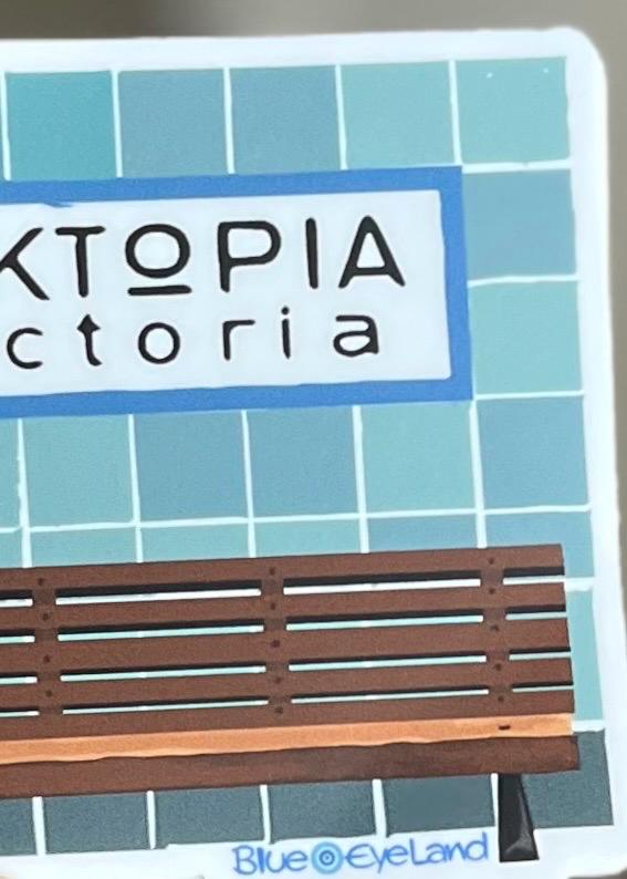 Athens Greece vinyl sticker, Victoria Metro station, Greece travel