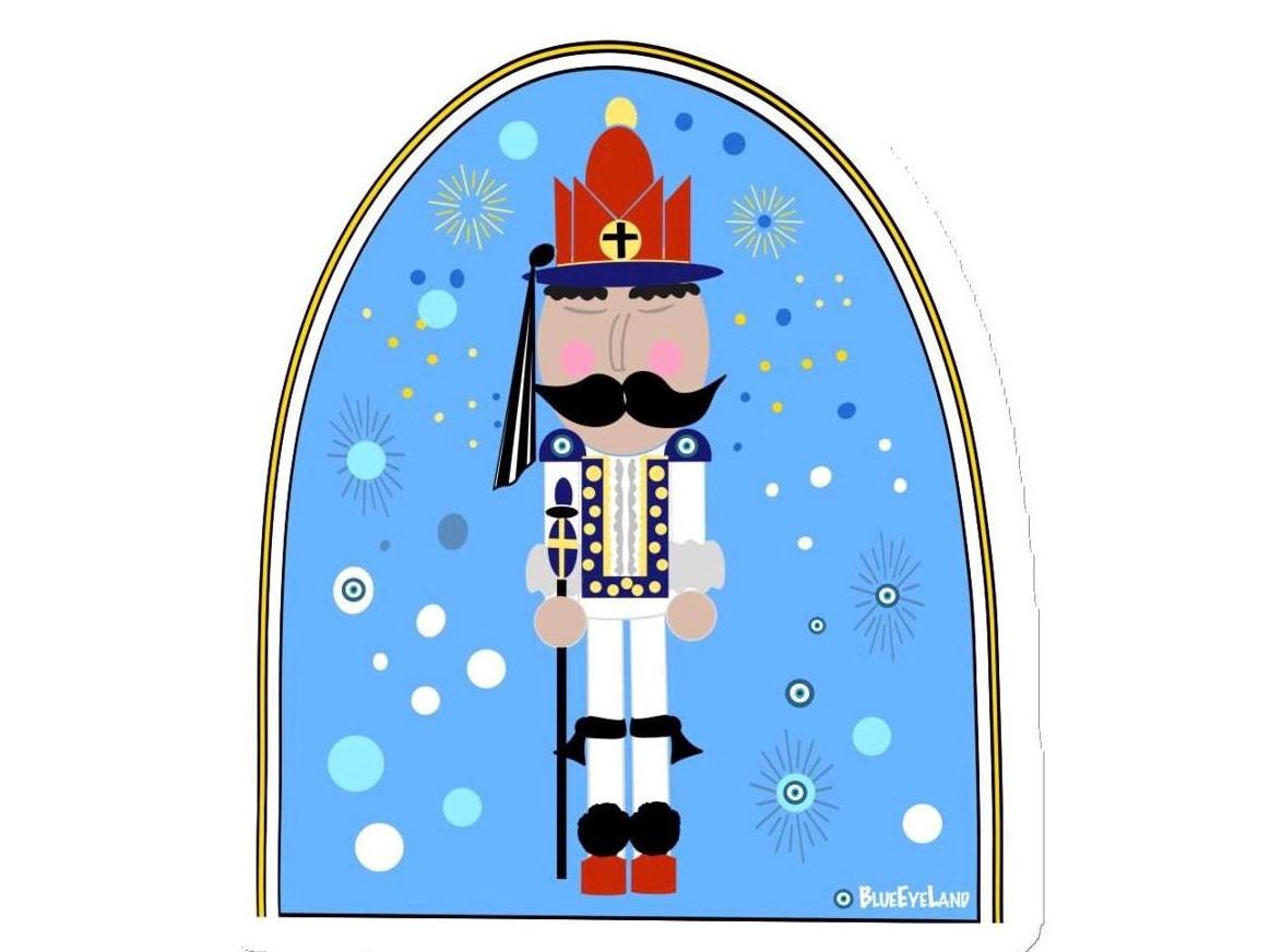 Evzone Greek Nutcracker Magnet
